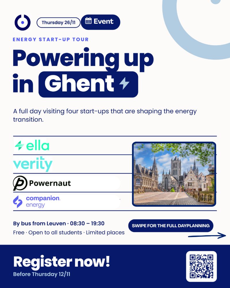 Energy Start-up Tour: Powering up in Ghent